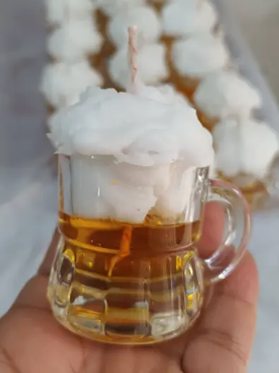 Vela de Mini Tarro de Cervesa